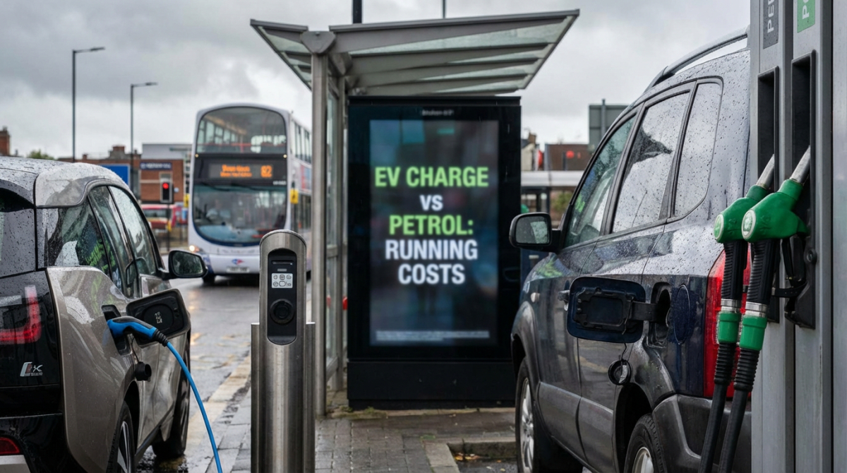 Public EV charging vs petrol costs UK: Charging now cheaper