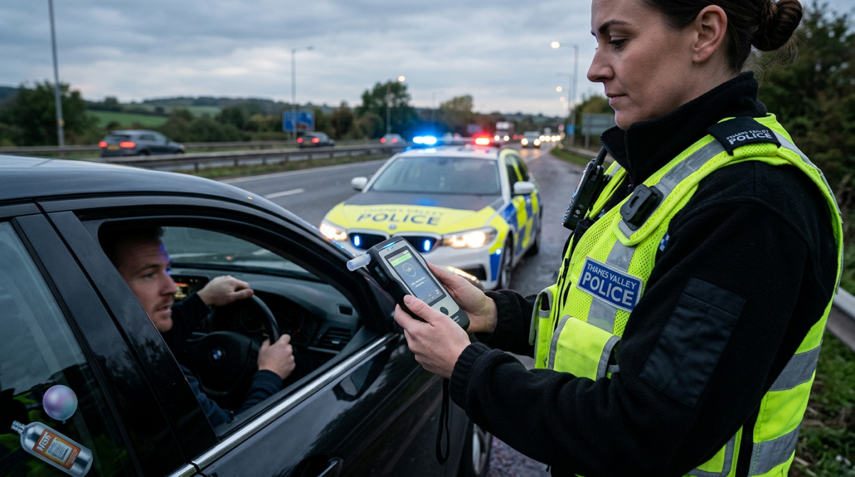 Police launch laughing gas breathalyser in UK first