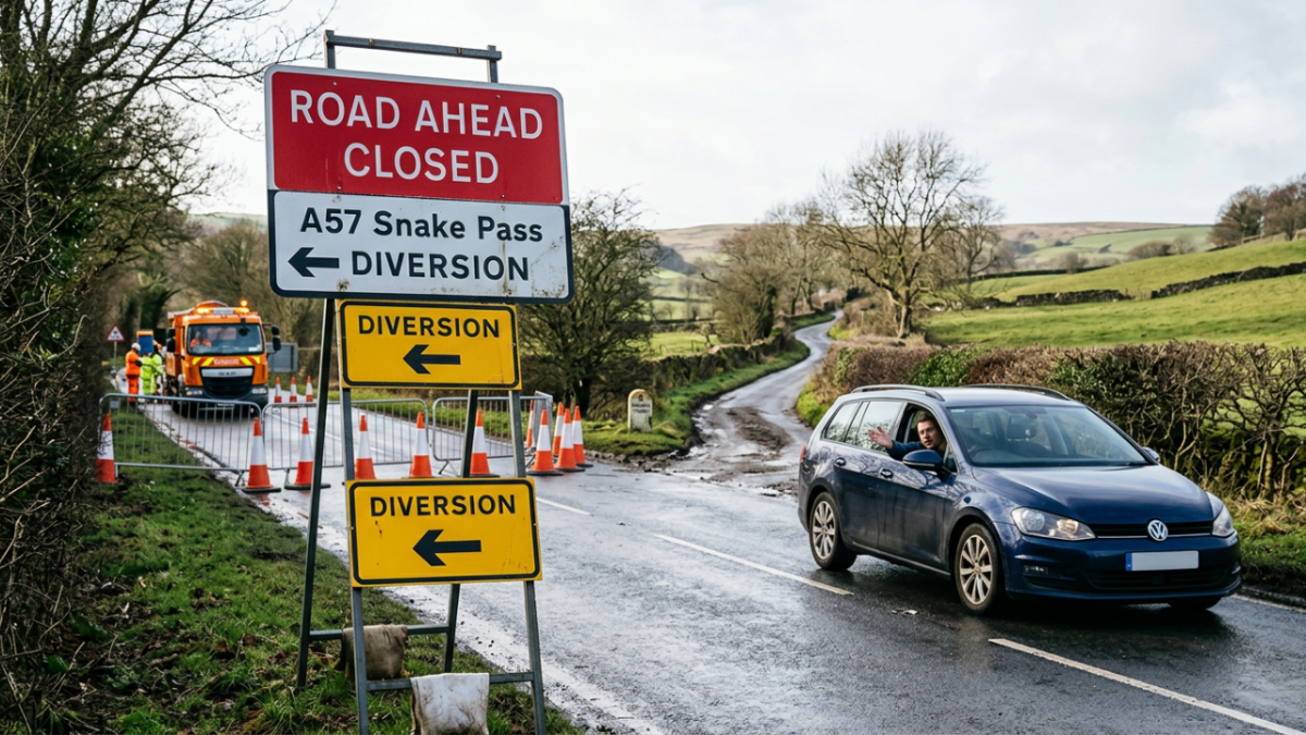 70% of UK drivers ignore 'road ahead closed' signs, RAC reveals