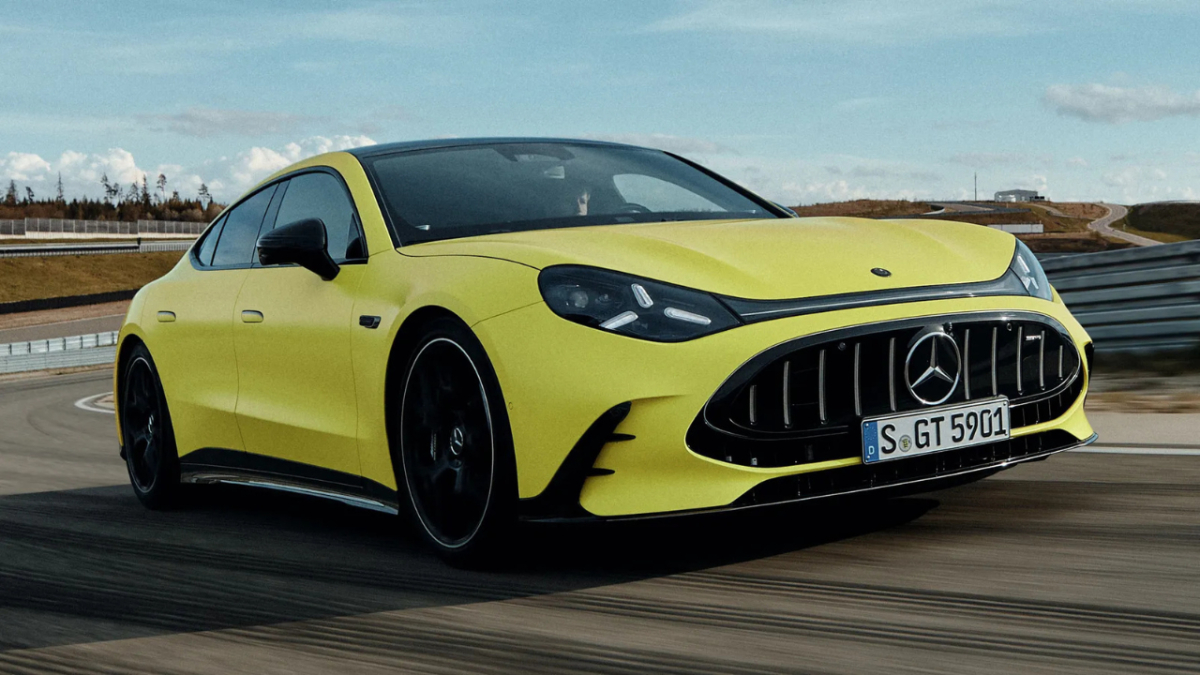 New Mercedes-AMG GT 4-Door EV: V8 soul meets 600kW charging