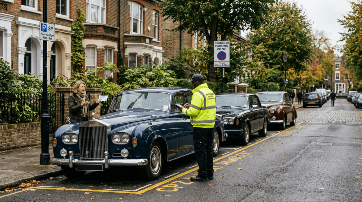 Rolls-Royce owner sparks parking feud in Dulwich village