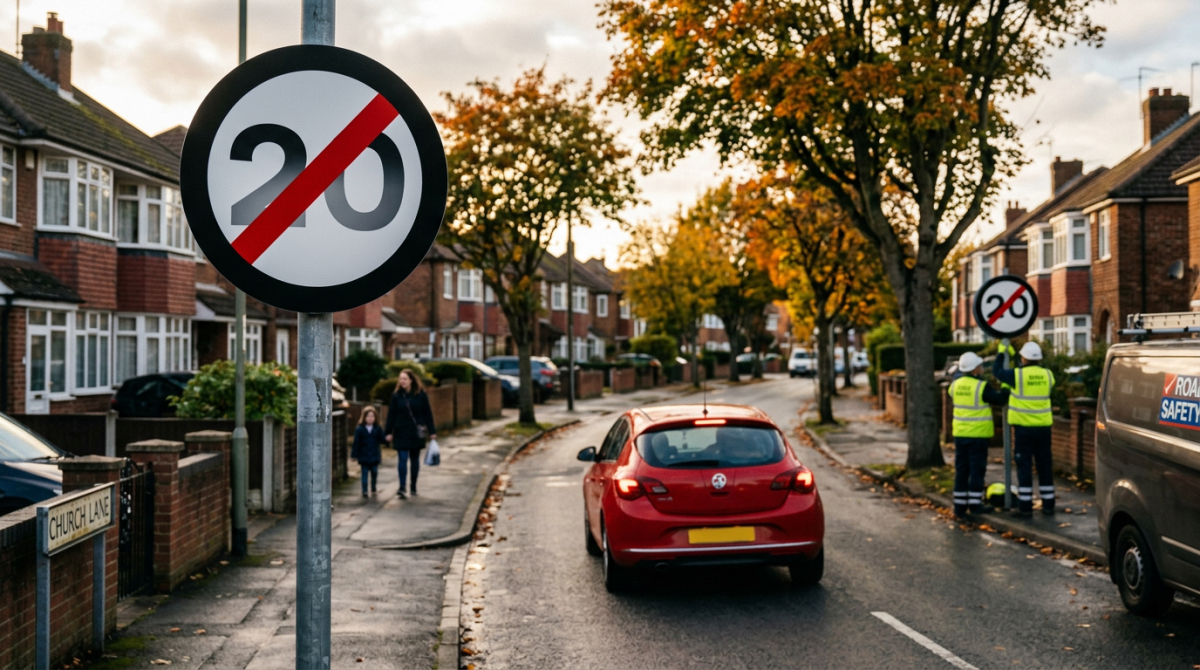 Blanket 20mph speed limits UK: New signage costs warning